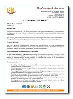 DB Group Environmental Policy