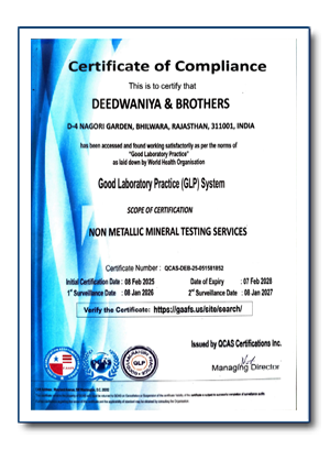DB Group GLP Certificate