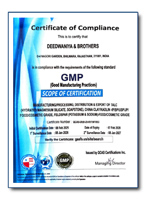 DB Group GMP Certificate
